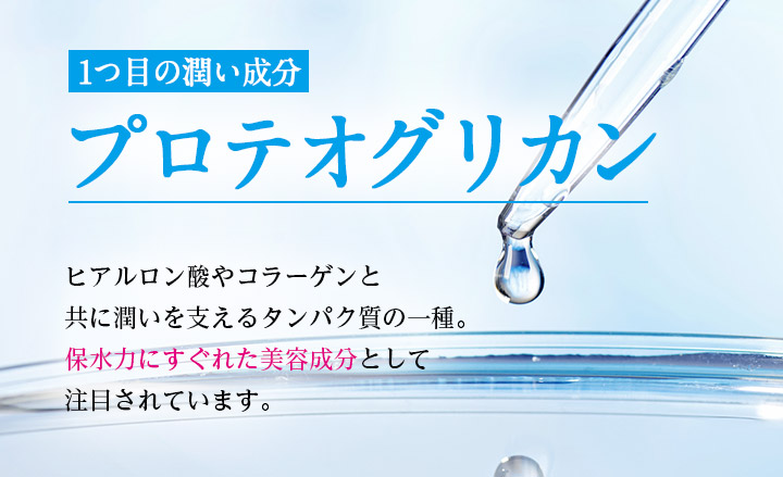 1つ目の潤い成分 プロテオグリカン